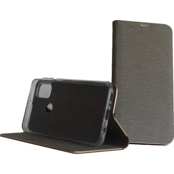 Pouzdro na mobilní telefon Pouzdro Vennus Book Samsung Galaxy M21 Stříbrné