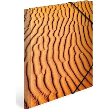 Archivační box Teczka A4 z gumkami, Piasek, Herma