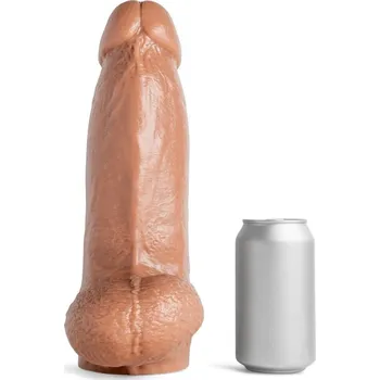 Dildo Mr. Hankey’s Toys Axel LG/XL, prémiové silikonové dildo s Vac-U-Lock 30,5 x 6,1–8,6 cm