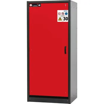 Skříňka na nářadí Protipožární skříň na nebezpečné látky asecos Basis-Line typ 30-93L, antracit-červená, 3 ks police