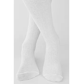 Dámské punčochy ŽEBROVANÉ PUNČOCHÁČE VE TVARU RYBÍ KOSTI RB012 2-6 LET bílá 104-110