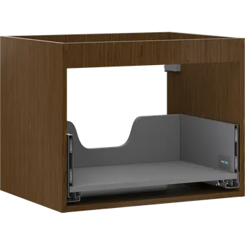 Koupelnový nábytek Mexen Box-A korpus skříňky pod umyvadlo 60 cm, 1 zásuvka, ořech - 91AX0-0600-470-1-86 Korpusy skříněk