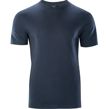 Pánské Tričko s krátkým rukávem HI-TEC PURO 55878-SKY CAPT – Tmavě modrá XXL