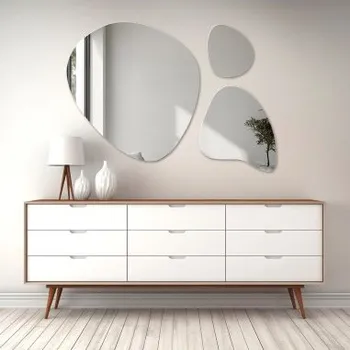 Zrcadlo Sada tří zrcadel nepravidelného tvaru - FLORA