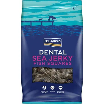 Pamlsek pro psa FISH4DOGS Pamlsky pro psy DENTAL SEA mořská ryba - čtverečky 575 g
