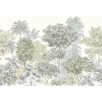 Fototapeta Fototapeta vliesová IF3-041 Painted Palms 300x250 cm