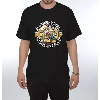 Pánské tričko Vtipné tričko - Špatný den v hospodě - M