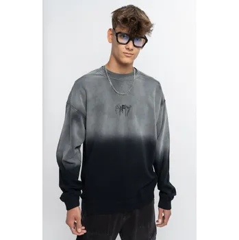 Chlapecká mikina Reporter Young | Chlapecká černá mikina s kontrastním barevným přechodem - Barva ČERNÁ, Velikost 146 243-0550B-49-100-1