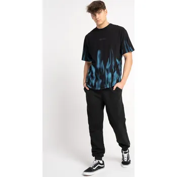 Reporter Young | Chlapecké černé tepláky s minimalistickým potiskem - Barva ČERNÁ, Velikost 146 251-0117B-07-100-1