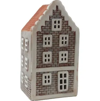 Vánoční dekorace Dekorace domeček s LED osvětlením X7370