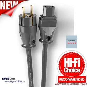 Síťový kabel SUPRA LoRad 2.5 SPC CS-EU 4,0m