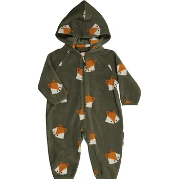 Kojenecký overall Měkký fleecový overal pro děti fox Geggamoja Velikost: 50/56
