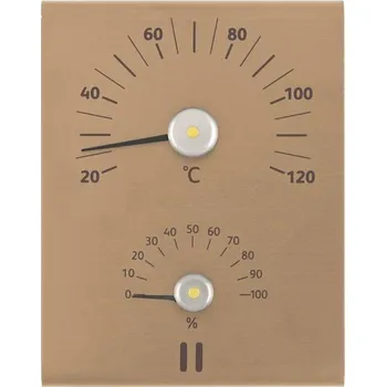 HANSCRAFT RENTO Teploměr a vlhkoměr AL - šampáň