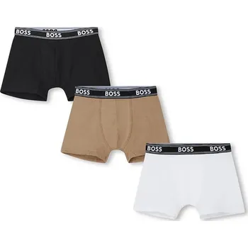 Boxerky Dětské boxerky BOSS 3-pack bílá barva, J52651 J52651.102.150 00X, vel. 102