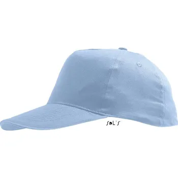 Kšiltovka Sol's Sunny Kids - Five Panels Cap, modrá (Light Blue)