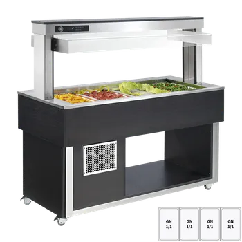 Bufet chlazený GN 4-1/1 - 200 mm, Wenge | RM - TR GREEN+ 4W