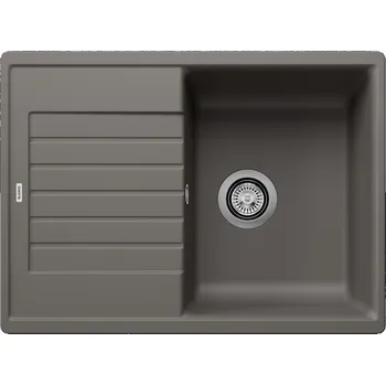 Vodovodní baterie Tento dřez má moderní design s jasnými liniemi a díky zmenšené odtokové ploše umožňuje funkční a pohodlnou práci v kompaktním prostoru. Jeho klasické uspořádání mísy podporuje oboustrannou instalaci, takže je univerzální pro různé dispozice kuchyně.