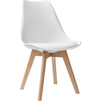 Jídelní židle Jídelní židle NANTES hnědá / bílá