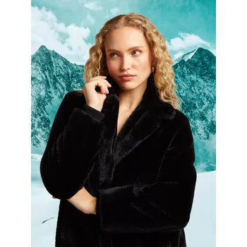 Dámský kabát Dámský kabát Beaumont Saar Black