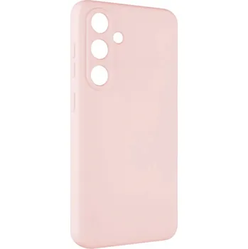 Pouzdro na mobilní telefon Zadní pogumovaný kryt FIXED Story pro Samsung Galaxy S24, růžový