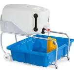 Vyklápěč balonových kanystrů, včetně PE-záchytné vany