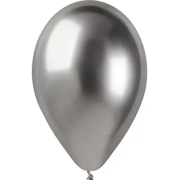 Balónek Balónek 33cm/13" #089 SHINY stříbrný 50ks