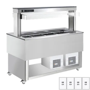 Bufet chlazený, polohovací GN 4-1/1 nerez | RM - TR BLUE+ 4I