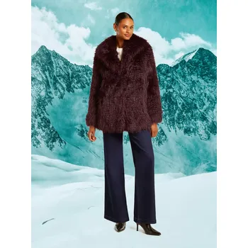 Dámský kabát Dámský kabát Beaumont Esmeralda Burgundy