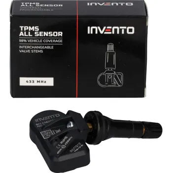 Čidlo automobilu TPMS senzor INVENTO Europa USA 433/315 MHz ALL-Sensor s pryžovým ventilem, Invento INVTS12