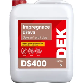 impregnace na dřevo DEK Přípravek impregnační DEKSAN PROFI PLUS hnědý 5 l