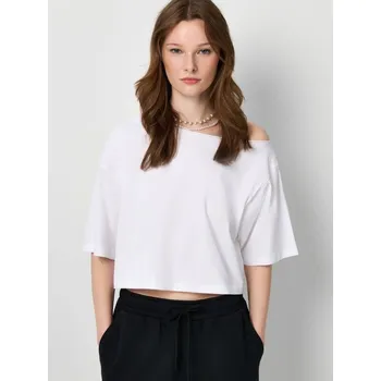 Dámské oblečení Zkrácené tričko - XS - House - bílý - 723GP-00X