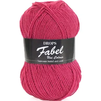 Příze Příze DROPS Fabel Unicolor 109 - fuchsiová