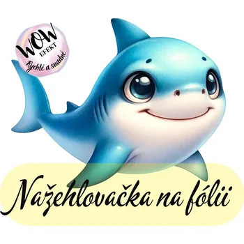 Nažehlovačky na fólii Nažehlovačka na fólii, ŽRALOK, 1 kus Zvolte VELIKOST motivu ZDE:: Menší