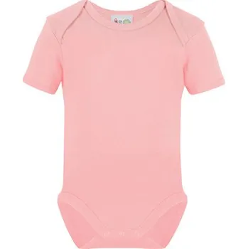 Kojenecký body Link Kids Wear Dětské body s krátkým rukávem X946 Babypink 50-56