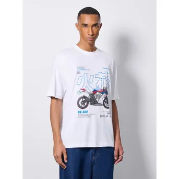 Oblečení a móda Tričko s&nbsp;potiskem - XXL - House - bílý - 010HF-00X