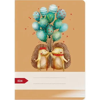 Sešit 524 - A5 linkovaný Ježci