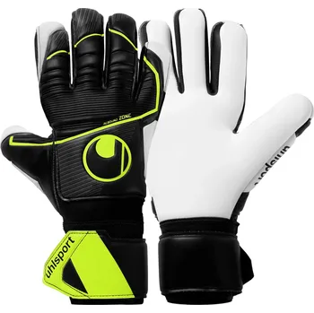 Brankářské rukavice Brankářské rukavice Uhlsport Supersoft HN Flex Frame Goalkeeper Gloves 1011352-001 Velikost 7,5