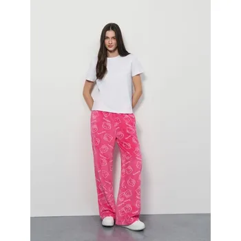 Dámské oblečení Volné kalhoty Hello Kitty - XS - House - růžový - 470HN-30X