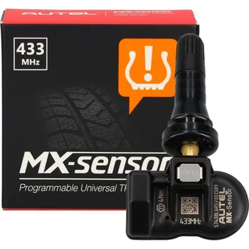 Autoelektronika TPMS senzor Autel Europa 433 MHz MX-Sens s pryžovým ventilem, Invento 562-3511