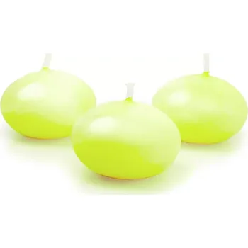 Svíčka plovoucí světle zelená 4 cm