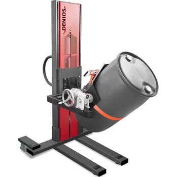 Paletový vozík Sudová zdvižka Secu Ex, na 60- až 220litrové sudy, úzký podvozek, výška zdvihu 120-1430 mm, ATEX