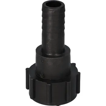 Ventil Speciální-závitová redukce SG 6 od závitu DIN 61 / 31 (l) na připojení hadice 1 1/4", černá