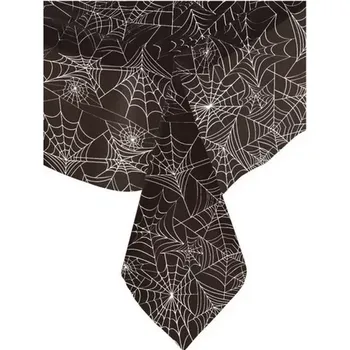 Jednorázový ubrus Party ubrus Pavučina černá