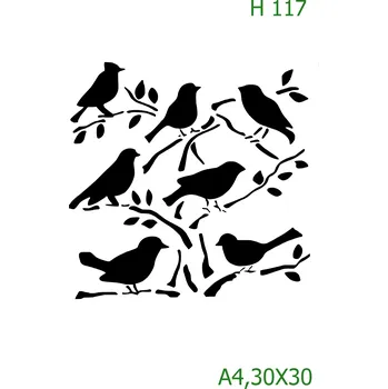 Šablona H 117 - A4 , Lepící fólie