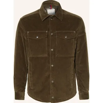 Moncler Pánská Manšestrová Bunda Ambroisie, olivová, 48