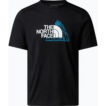 Pánské tričko The North Face Mountain Foundation Graphic black