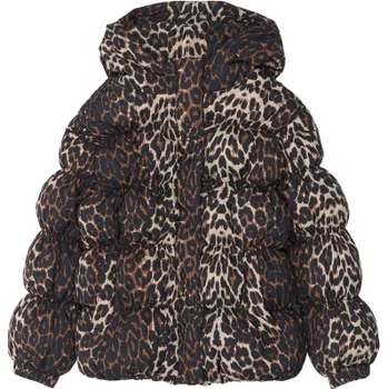 Kojenecké oblečení Mikk-Line Mikk - Line dětská metalická puffer zimní bunda 6534 - Leopard Velikost: 9-10 let