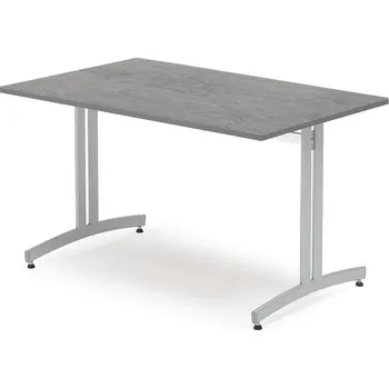 Jídelní stůl Jídelní stůl, 1200x800 mm, tmavě šedé linoleum, šedá