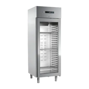 Skříň chladicí 700 l prosklená GN 2/1, nerezová | RM - ENR 700 G