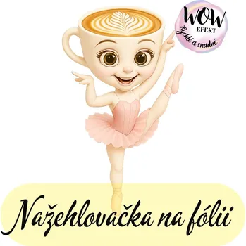Nažehlovačky na fólii Nažehlovačka na fólii, Ballerina Cappuccina, 1 kus Zvolte VELIKOST motivu ZDE:: Menší